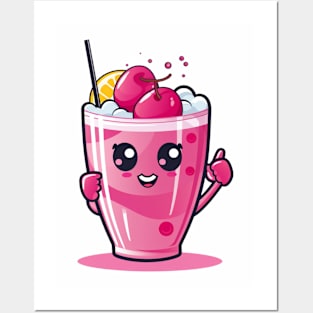 Soft drink cute T-Shirt cute giril Posters and Art